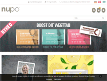 Tablet Screenshot of nupo.dk